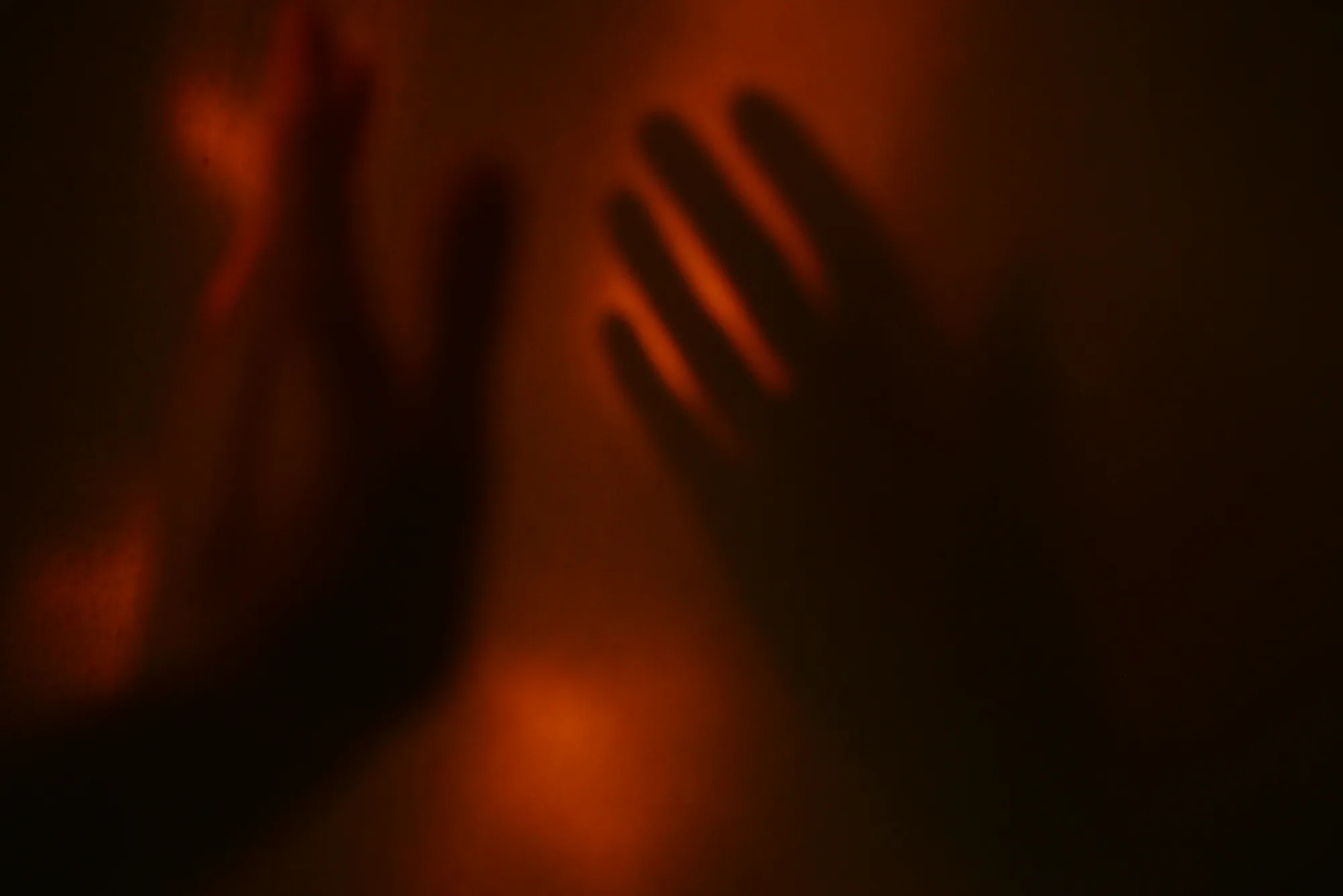 Mystical spiritual setting with tarot cards, crystals, and candles